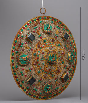 Copper Mandala Wall Hanging | Showcase Cultural Artistry in Your Living Space