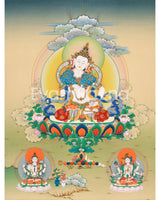 The Supreme Buddha, Vajrasattva Thangka Print 