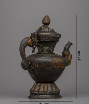 Artisan Buddhist Iron Tea Pot | Embrace the Tradition of Tea Ceremony