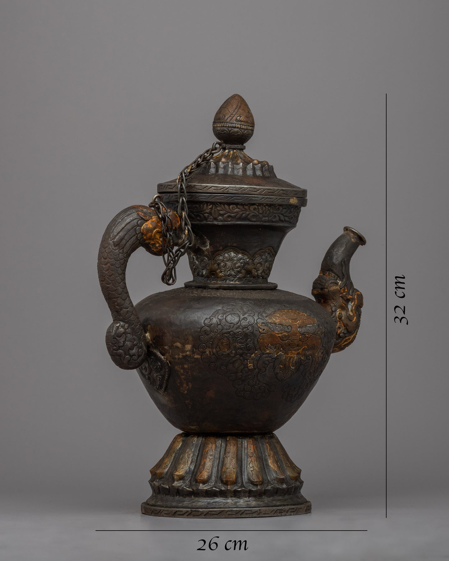 Artisan Buddhist Iron Tea Pot | Embrace the Tradition of Tea Ceremony