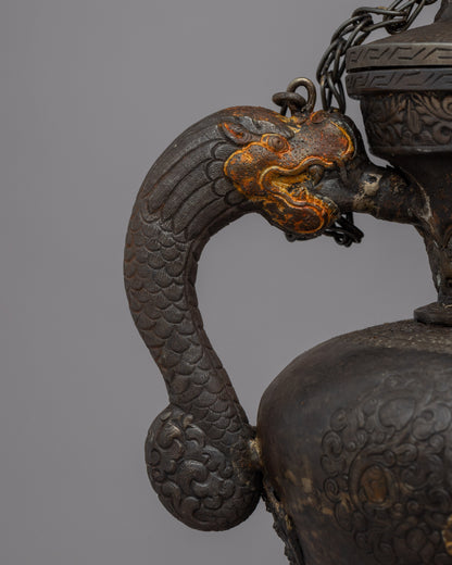 Artisan Buddhist Iron Tea Pot | Embrace the Tradition of Tea Ceremony