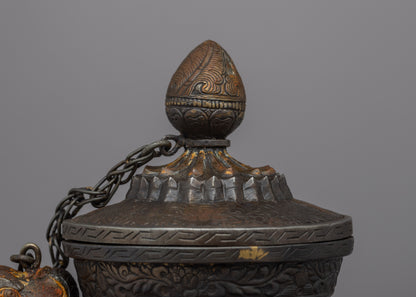 Artisan Buddhist Iron Tea Pot | Embrace the Tradition of Tea Ceremony