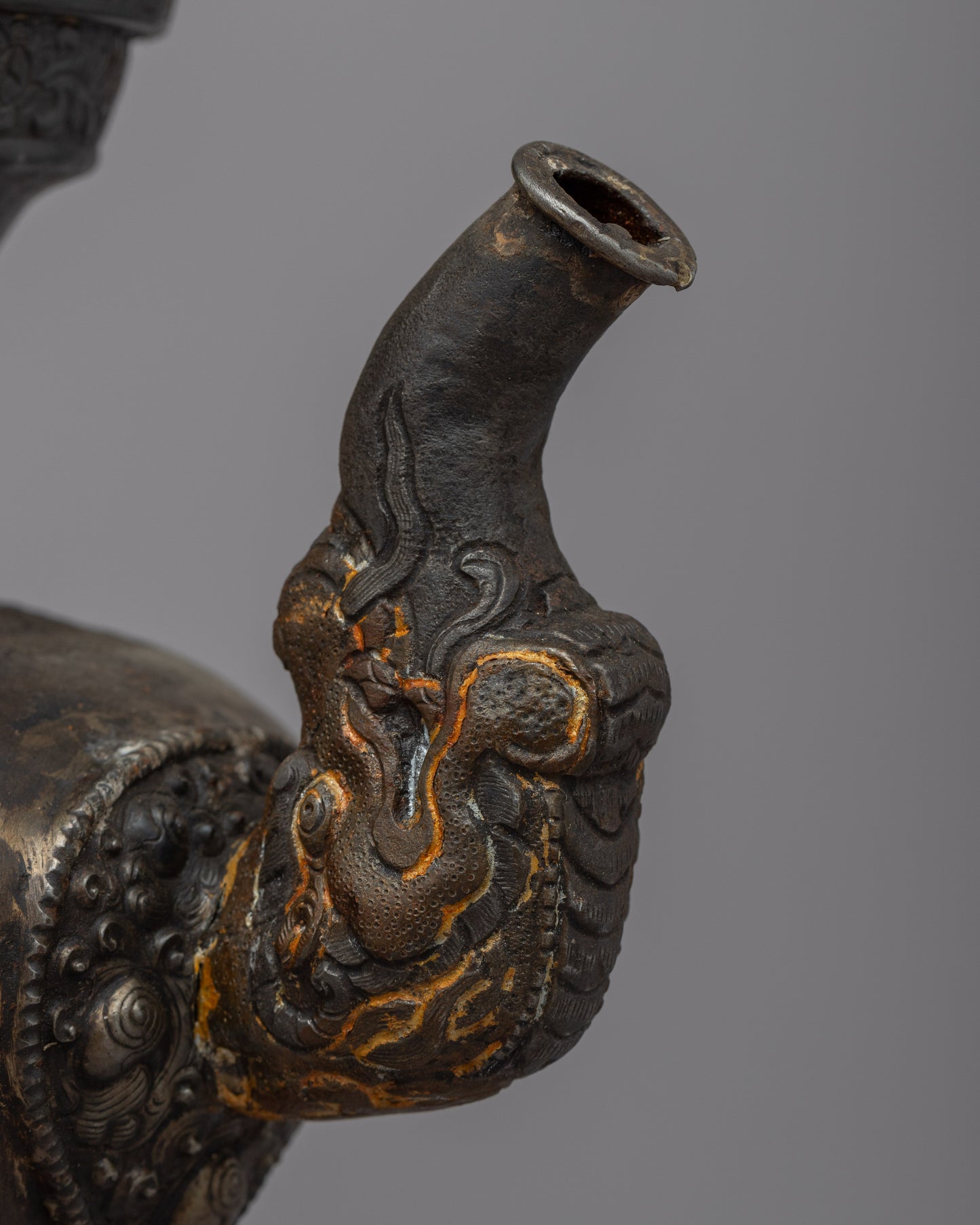 Artisan Buddhist Iron Tea Pot | Embrace the Tradition of Tea Ceremony