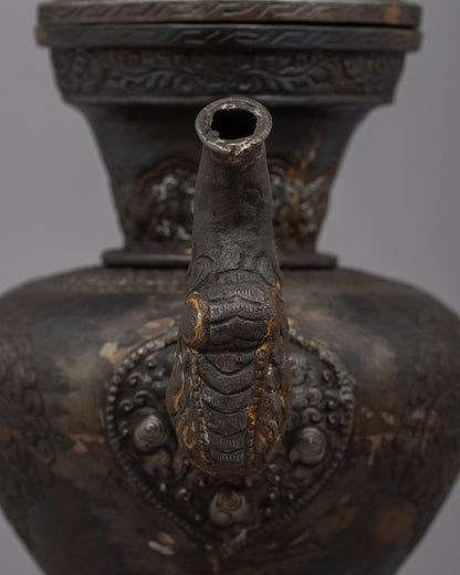 Artisan Buddhist Iron Tea Pot | Embrace the Tradition of Tea Ceremony