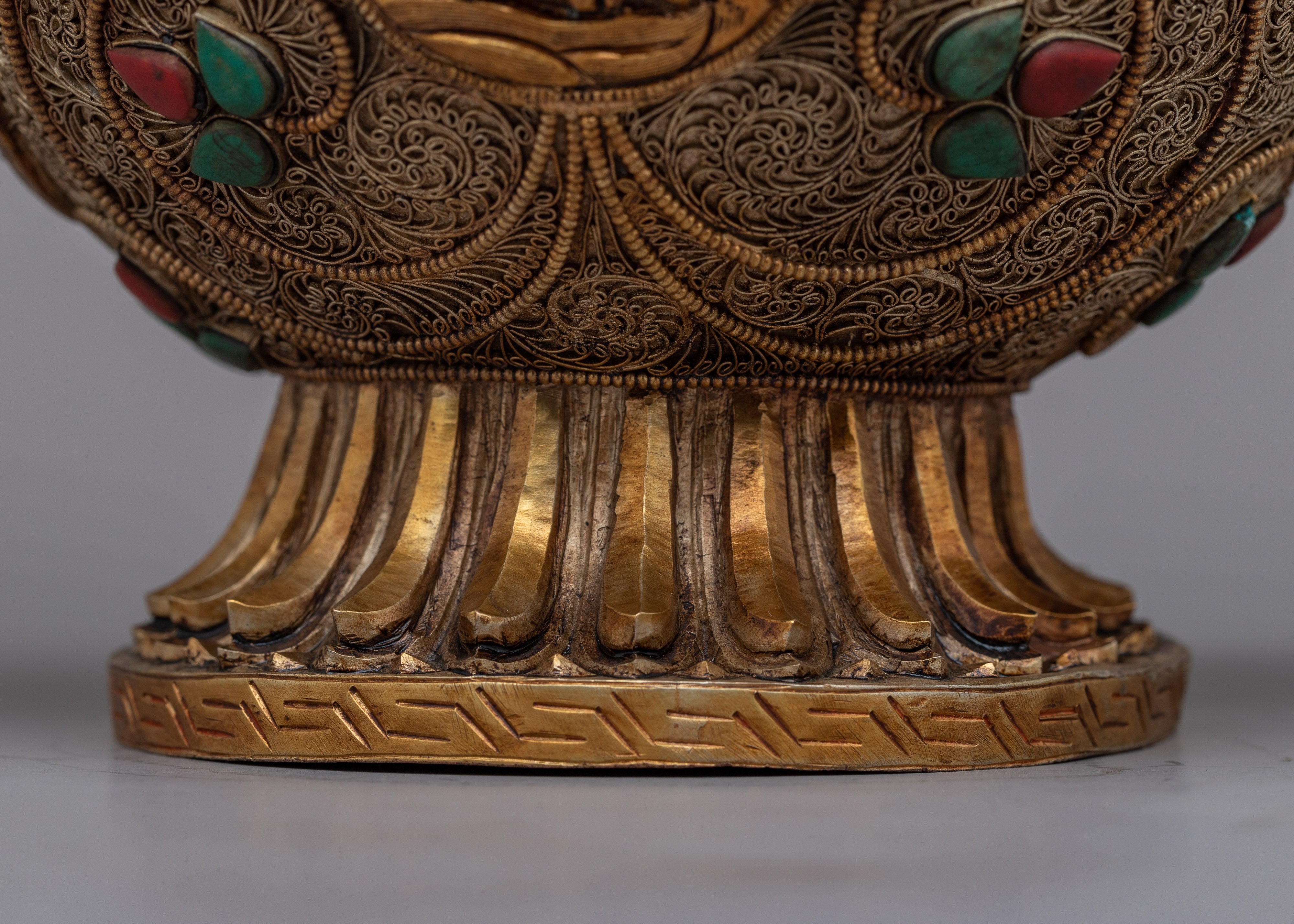 Copper Tea Pot | Embrace Tranquility through Buddhist Artwork