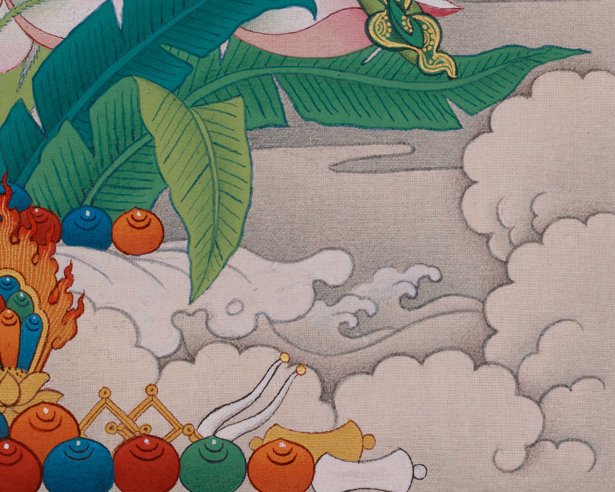Divine Thangka of Red Tara | A Sacred Symbol of Power and Compassion
