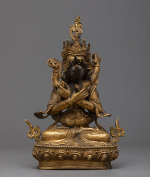Vajradhara With Consort Statue