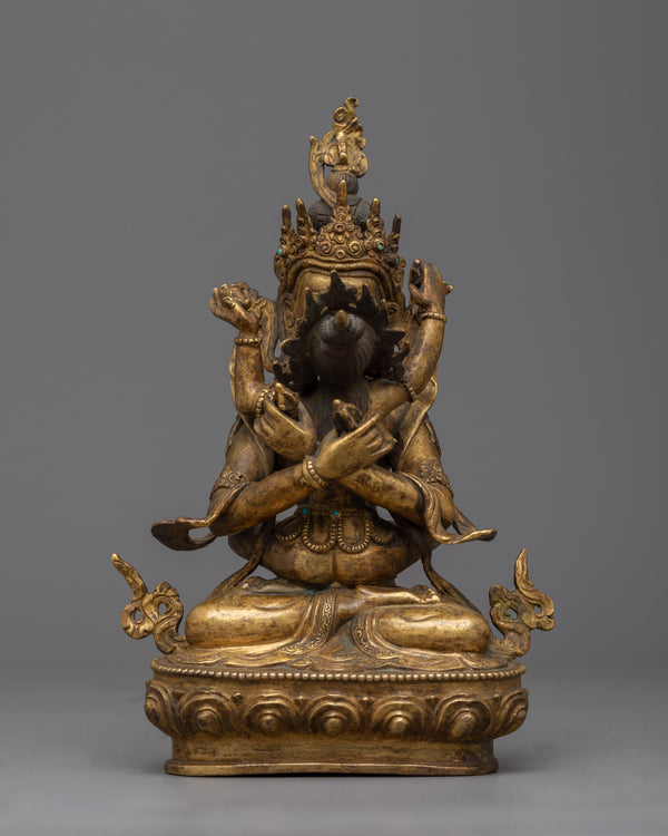 Vajradhara With Consort Statue