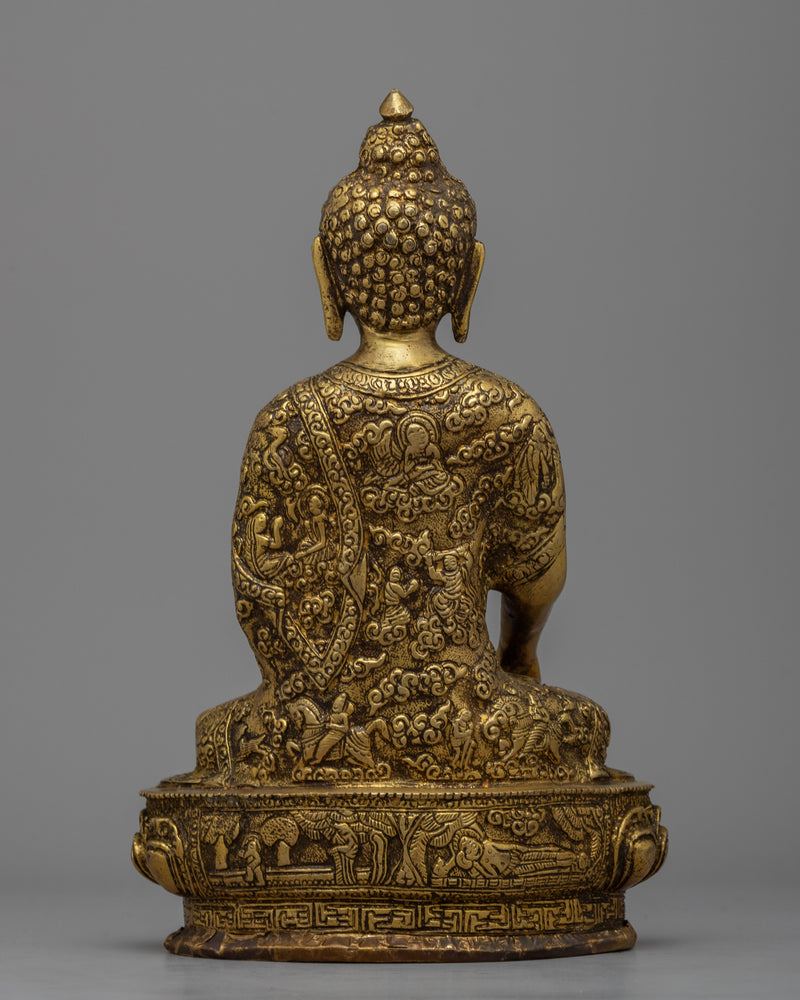 Shakyamuni Buddha Prayer Statue| Magnificent Brass Statues