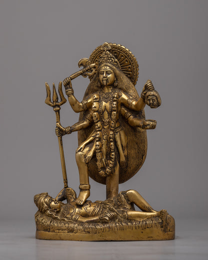 Kali mata Mantra Practice Statue |  Adorning Your Space with the Divine Mother