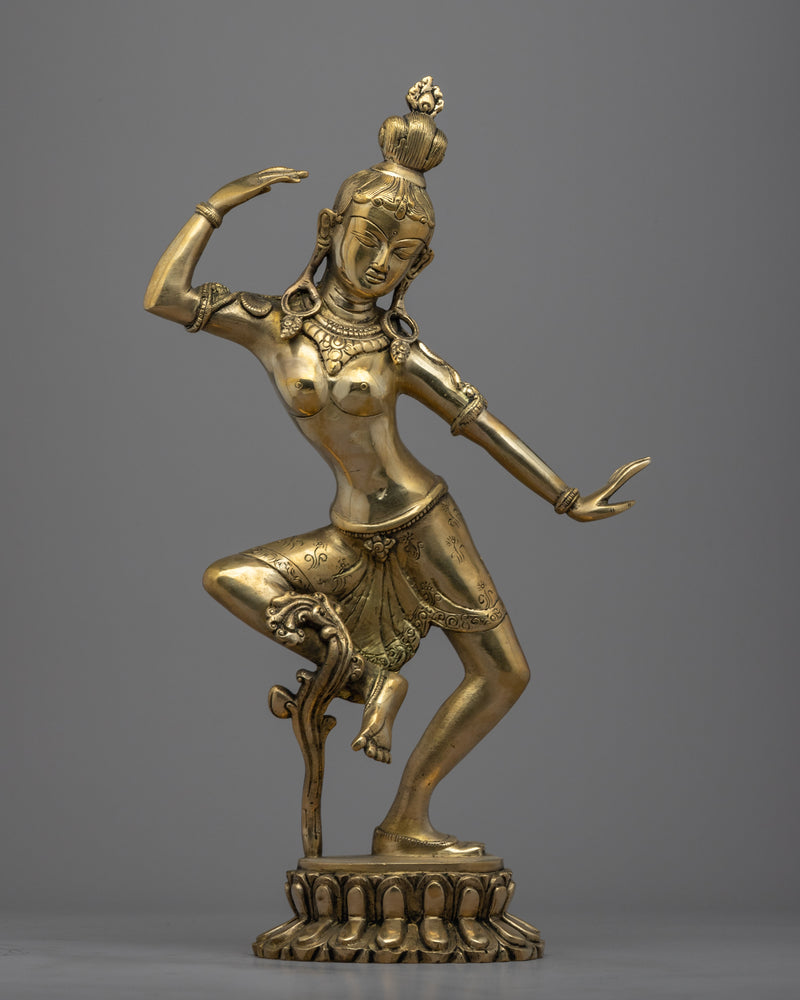 Dancing Shiva and Parvati Statue | Capturing the Divine Cosmic Dance of Love