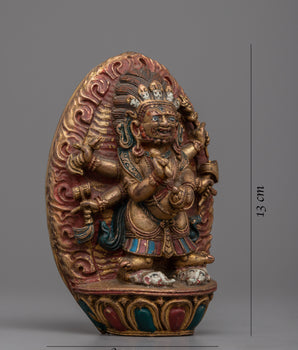 Mahakala Statue for Ritual and Meditation | The Fearsome Deity Mahakala