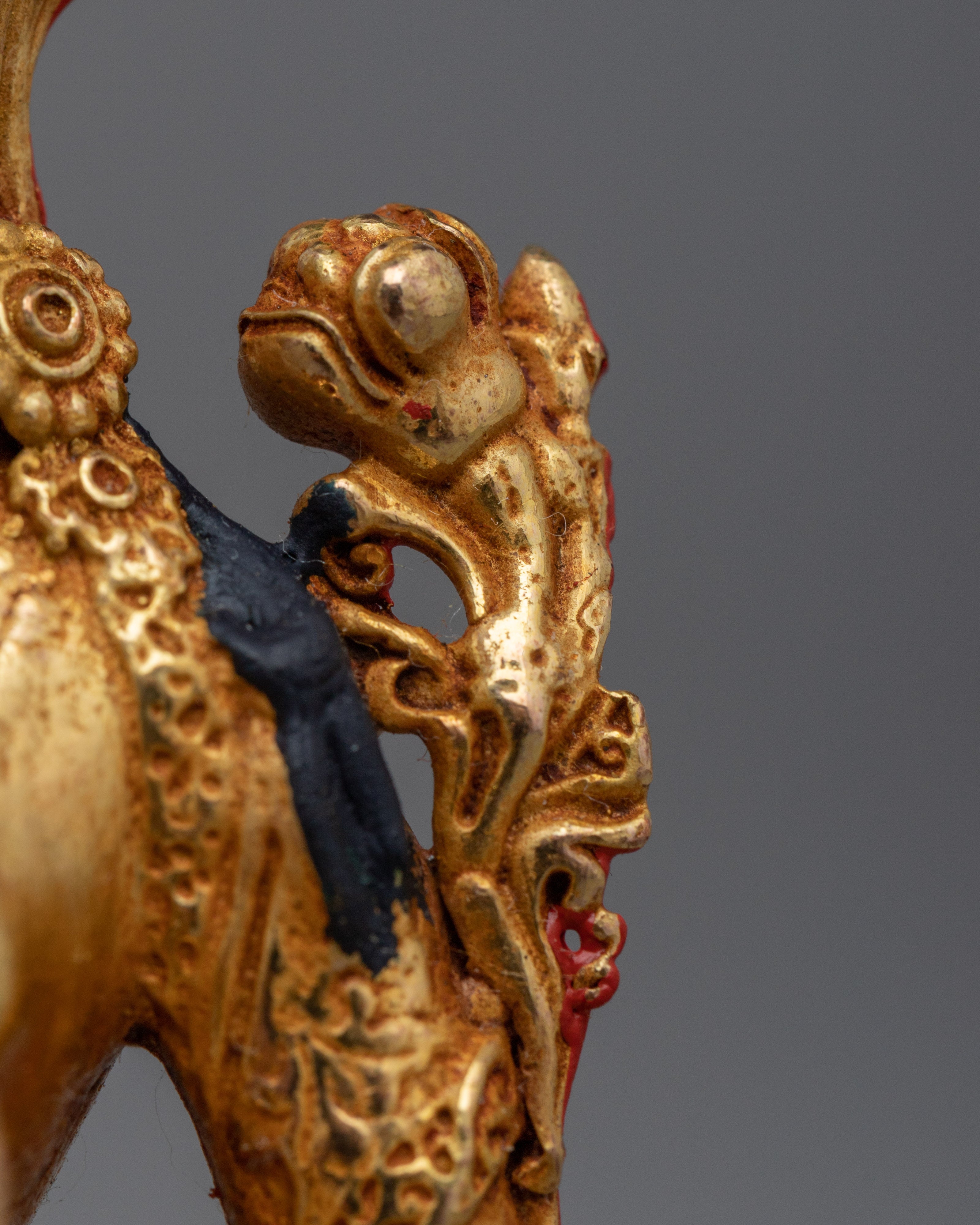 Tiny Green Tara Copper Statue | Buddhist Goddess of Compassion
