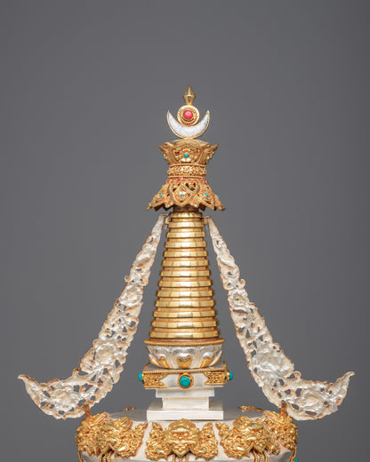 Dharmakaya Stupa | 24k Gold plated Stupa