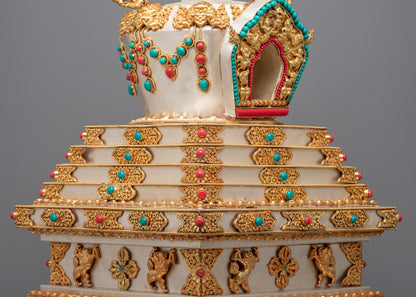 Dharmakaya Stupa | 24k Gold plated Stupa