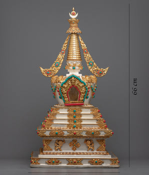 Dharmakaya Stupa | 24k Gold plated Stupa