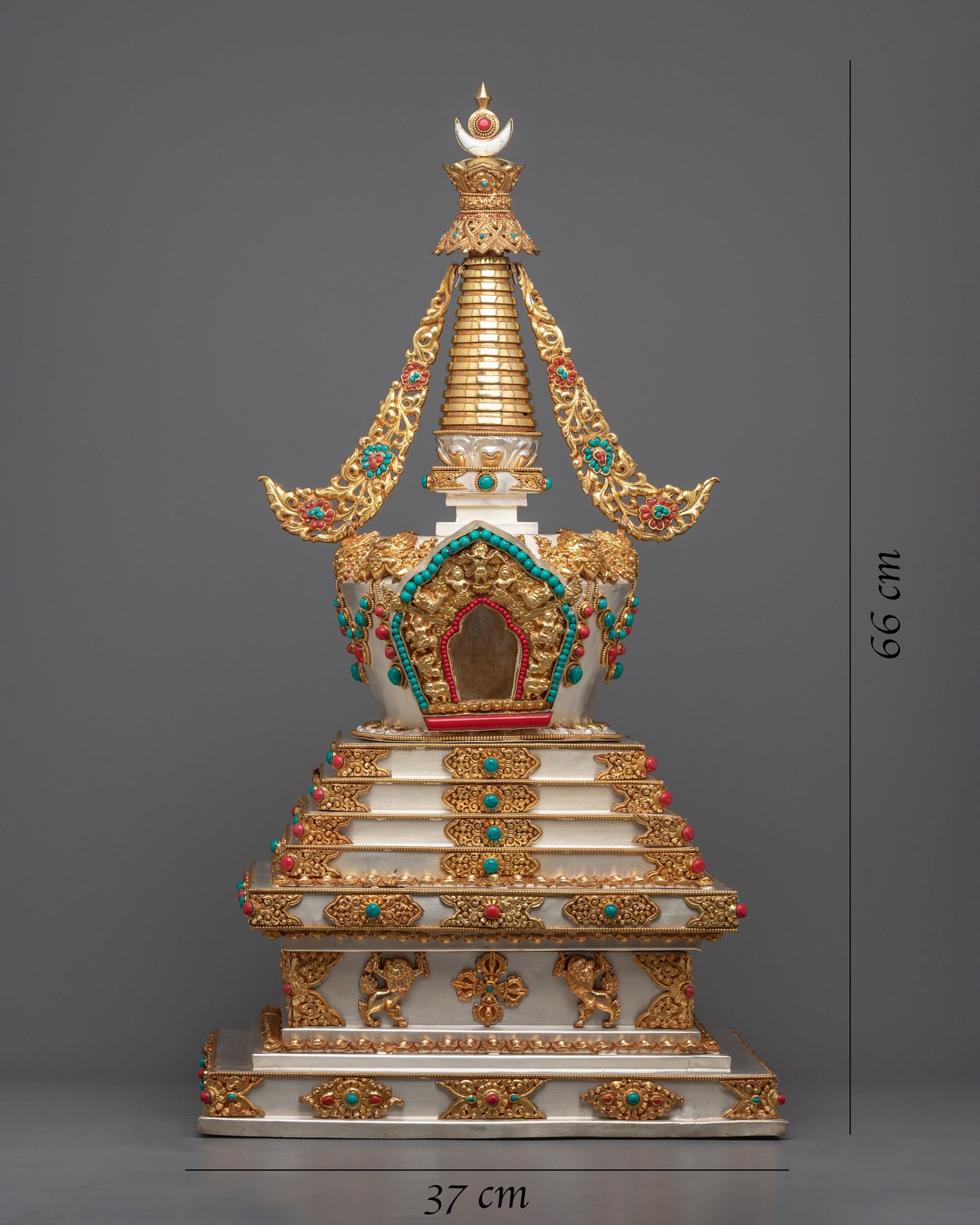 Dharmakaya Stupa | 24k Gold plated Stupa