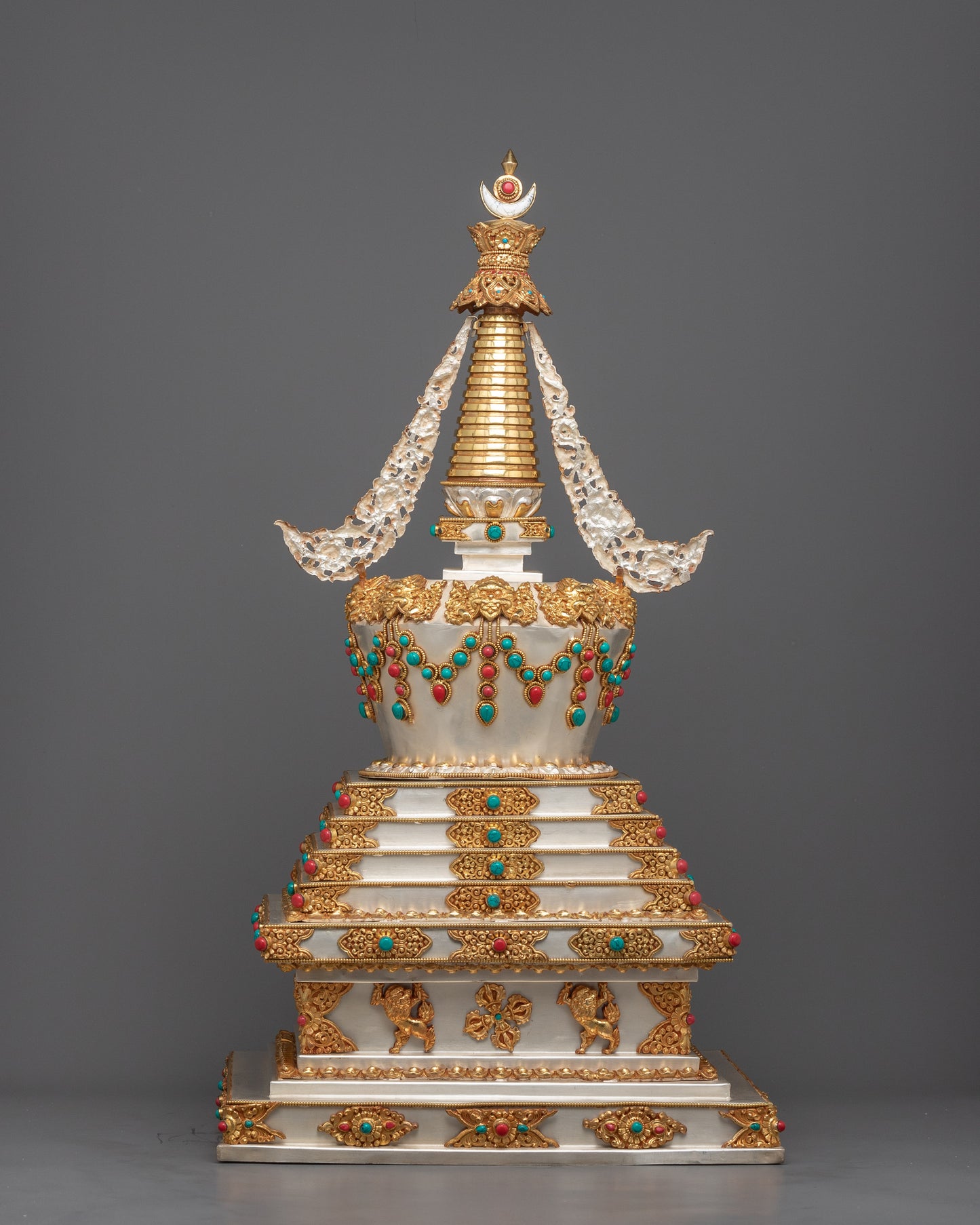 Dharmakaya Stupa | 24k Gold plated Stupa