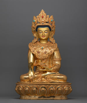 crown-buddha-shakyamuni-figure
