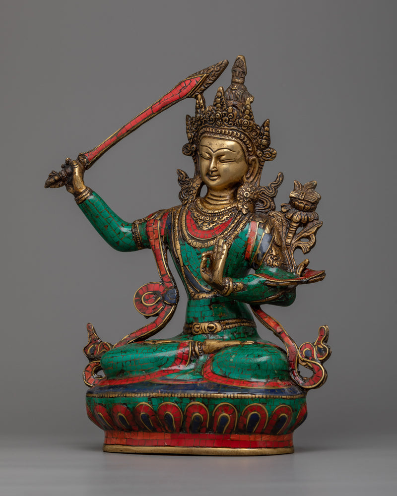 Buddha Manjushri Statue | Celebrating the Transformative Power of Wisdom