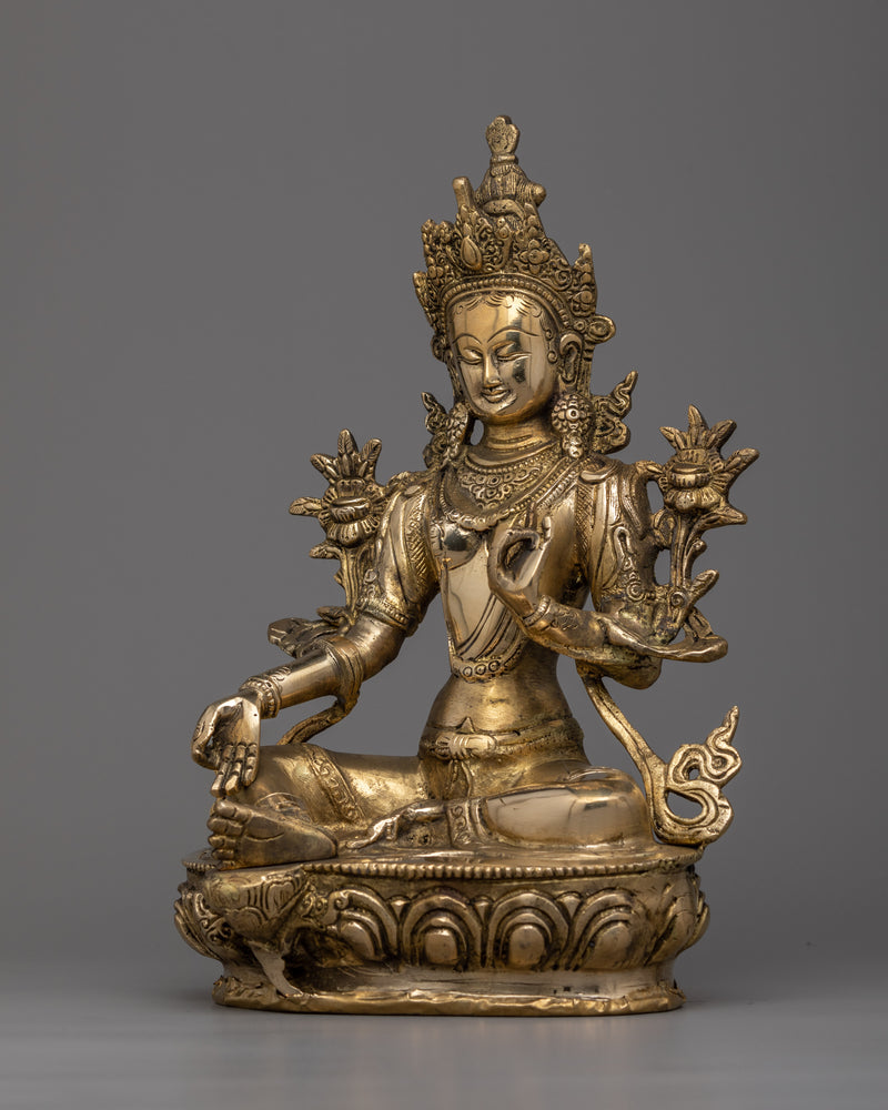 Buddhist Goddess Tara Statue | Discover Serenity with Green Tara