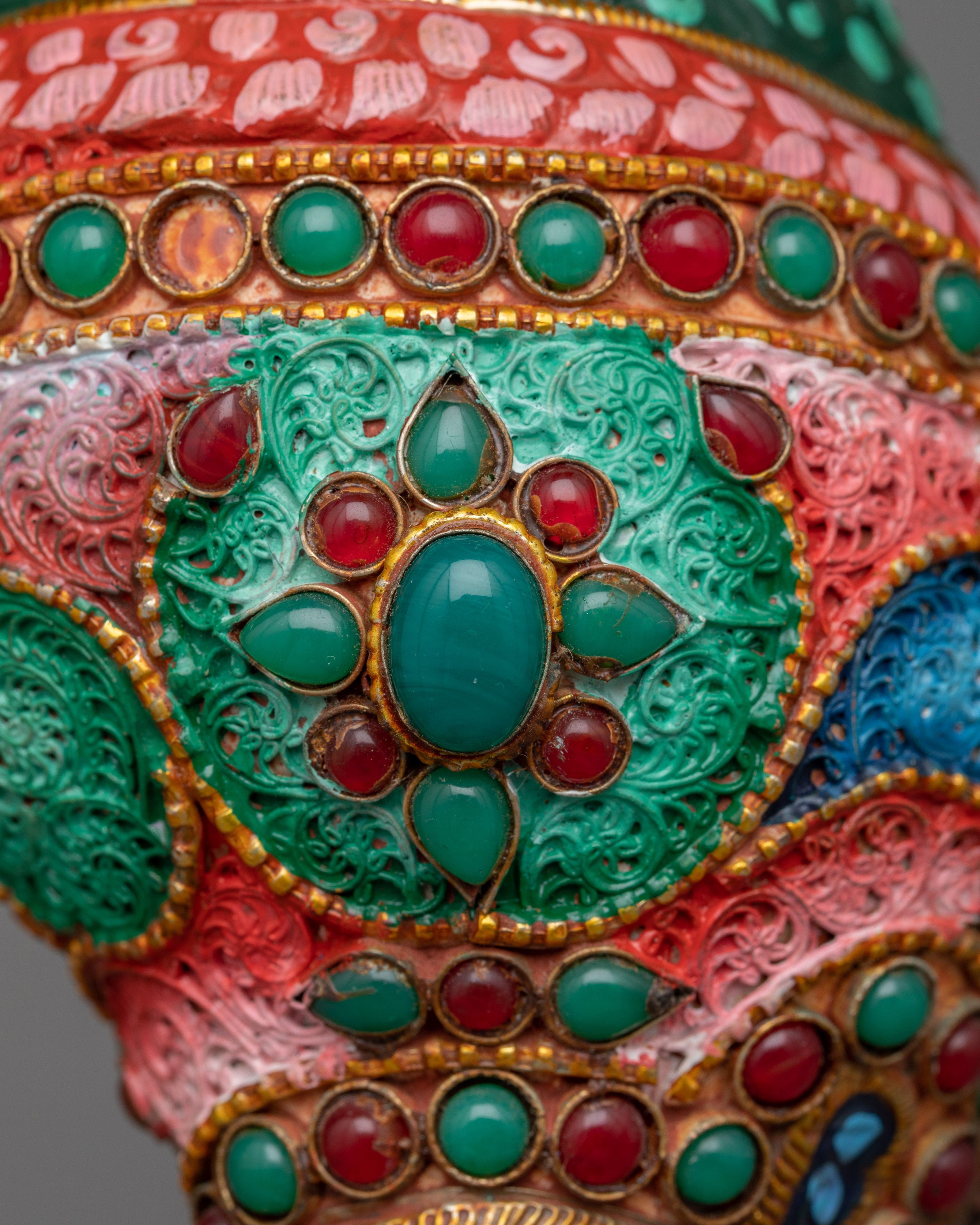 Handcrafted Small Conch Shell Sankha |  Perfect for Meditation and Home Decor