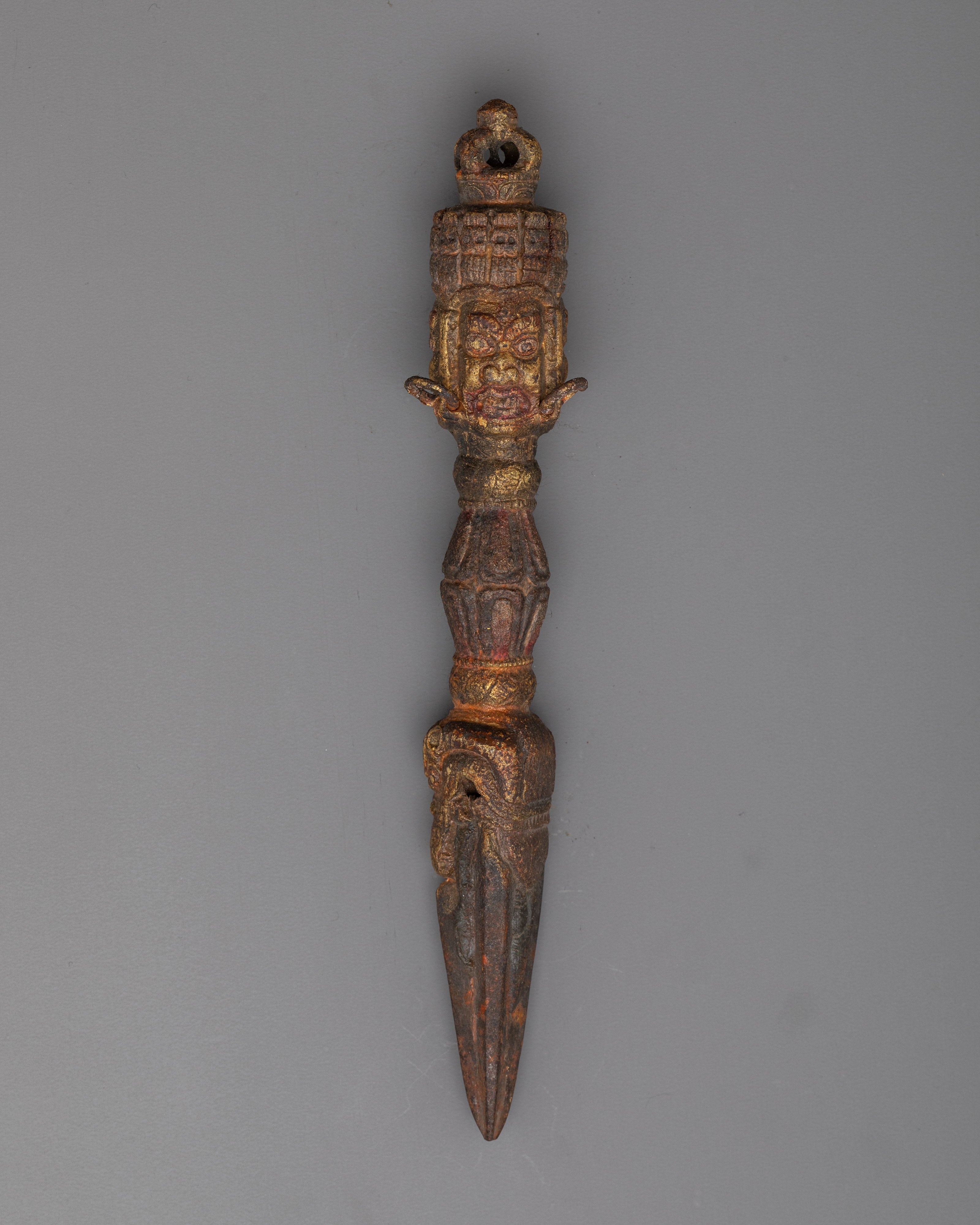 Handmade Copper Phurba Kila | Powerful Ritual Tool for Spiritual Practice