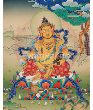 Kubera, Dzambhala Canvas Print |