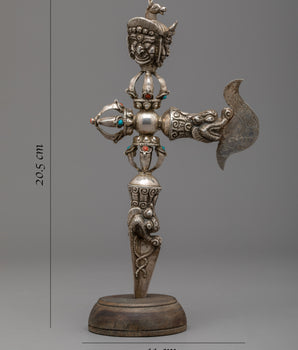 Phurba with Kartika Knife | Enhancing Meditation, Protection, and Spiritual Connection