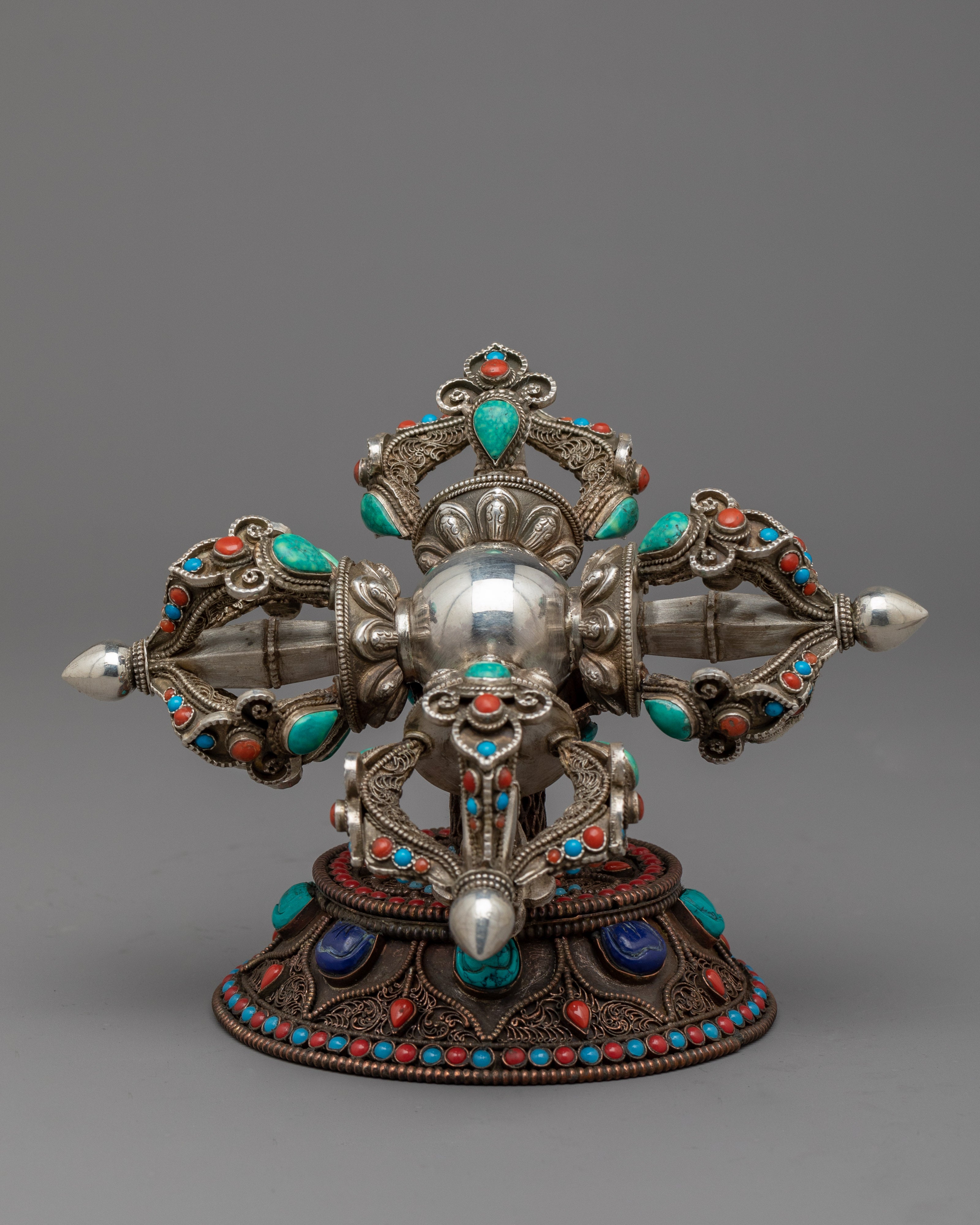 Bishwo Vajra Dorje With Stand | Buddhist Himalayan Art Work