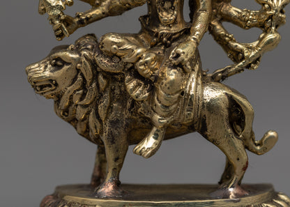 Maa Durga Statue | Exquisite Copper Sculpture for Devotees