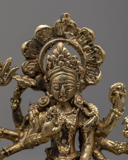 Maa Durga Statue | Exquisite Copper Sculpture for Devotees