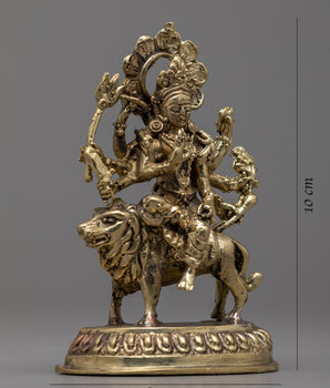 Maa Durga Statue | Exquisite Copper Sculpture for Devotees