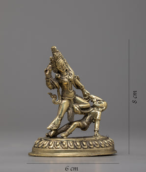 Bhimsen Copper Statue | Machine Made Bhimsen Sculpture for Home Decor