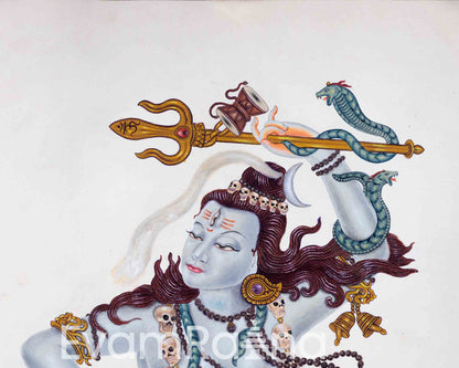 High-Quality Giclee Print To Practice Shiva Stotram | Lord Shiva The Destroyer Of The World