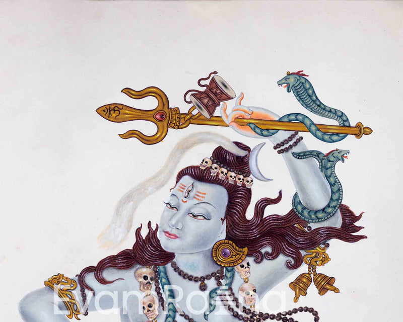 High-Quality Giclee Print To Practice Shiva Stotram | Lord Shiva The Destroyer Of The World