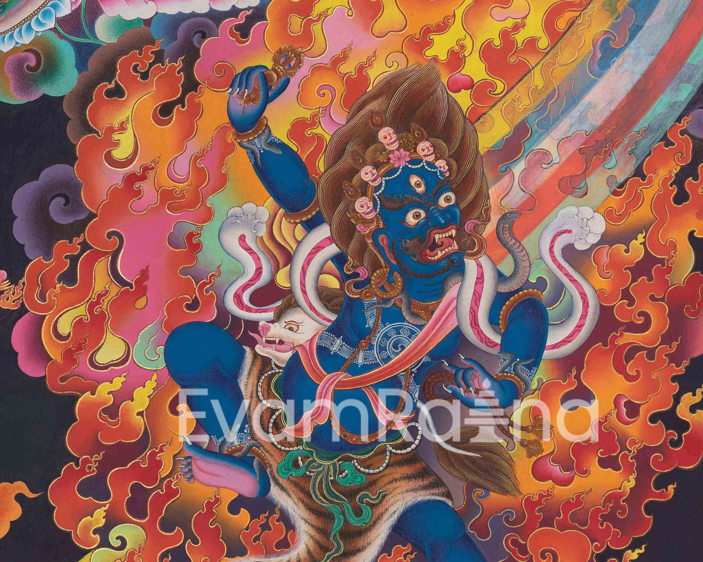 Bodhisattva Vajrapani Thangka Print | Digital Printing | Wall Decors