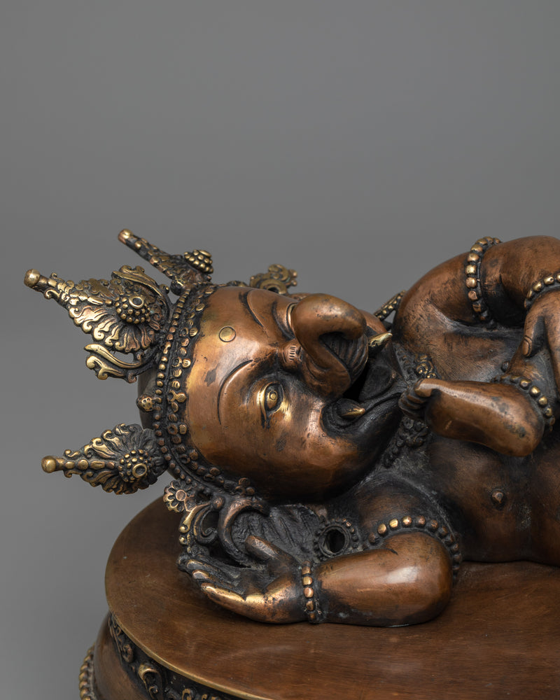 Handcrafted Brass Ganesha God Statue | Bring the Blessings of the Statue into Your Home