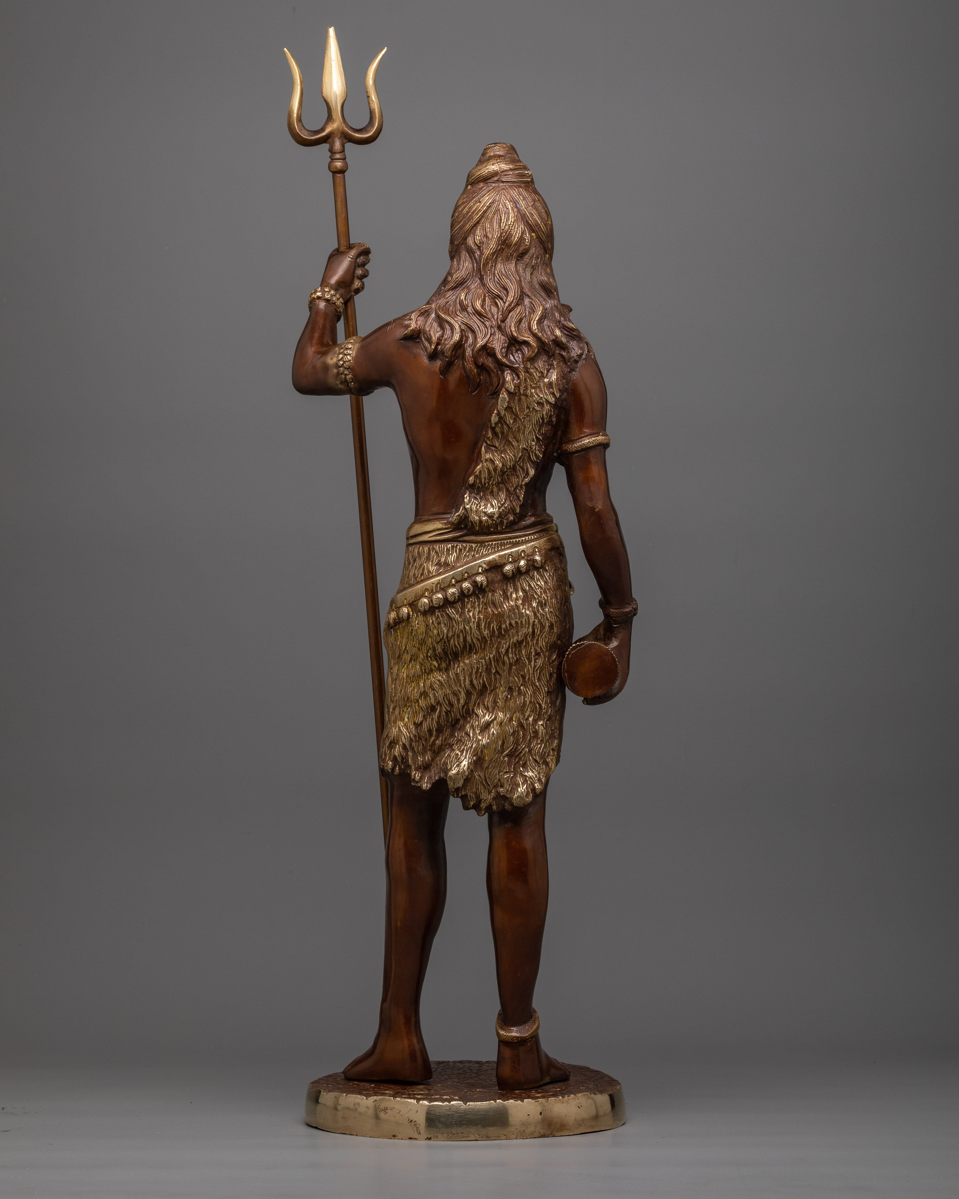 Exquisite Shiv Shankar Statue | Handcrafted Brass Body
