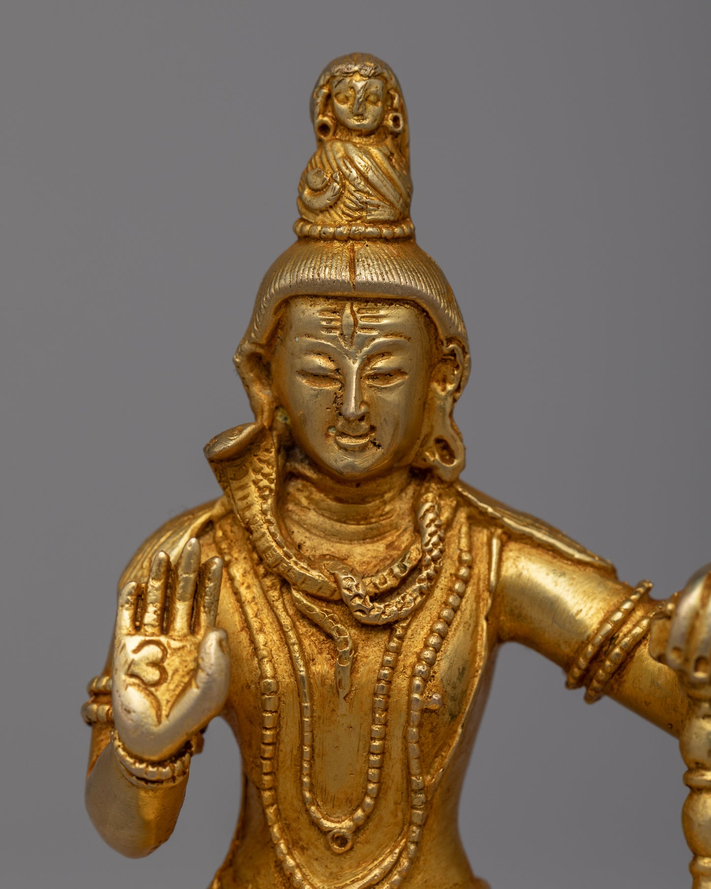 Adiyogi Shiva Statue | 24K Gold Plated Divine Sculpture for Spiritual Decor