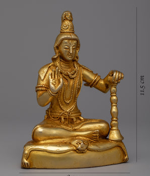 Adiyogi Shiva Statue | 24K Gold Plated Divine Sculpture for Spiritual Decor
