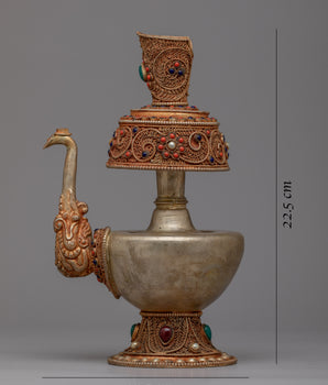 Tibetan Karuwa Bhumba | Stunning Copper Body with 24k Gold Plated Finish