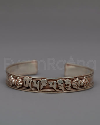  Tibetan Sterling Silver Bracelet 
