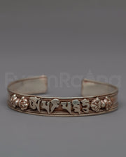  Tibetan Sterling Silver Bracelet 