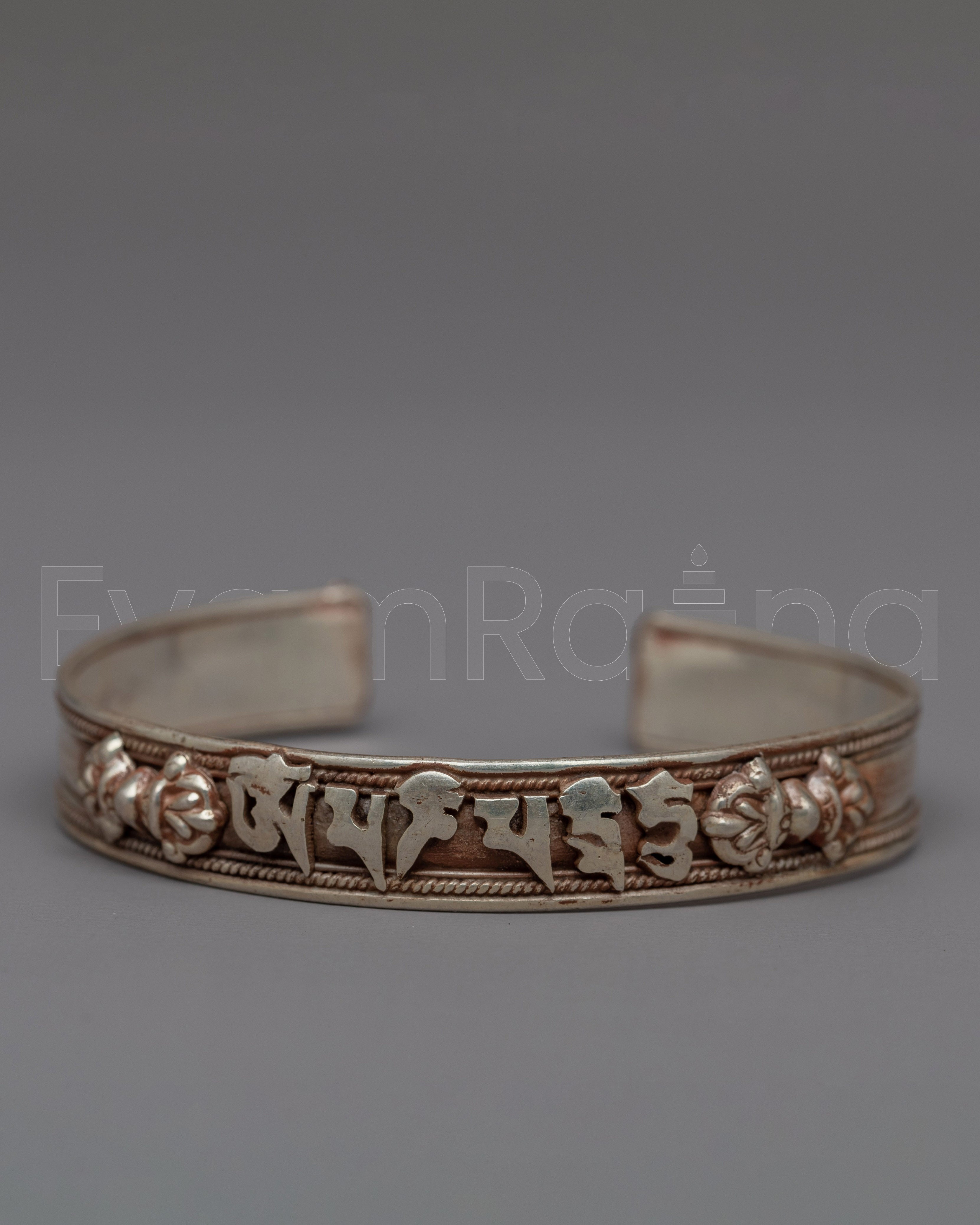  Tibetan Sterling Silver Bracelet 