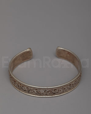  Silver Cuff Bracelet