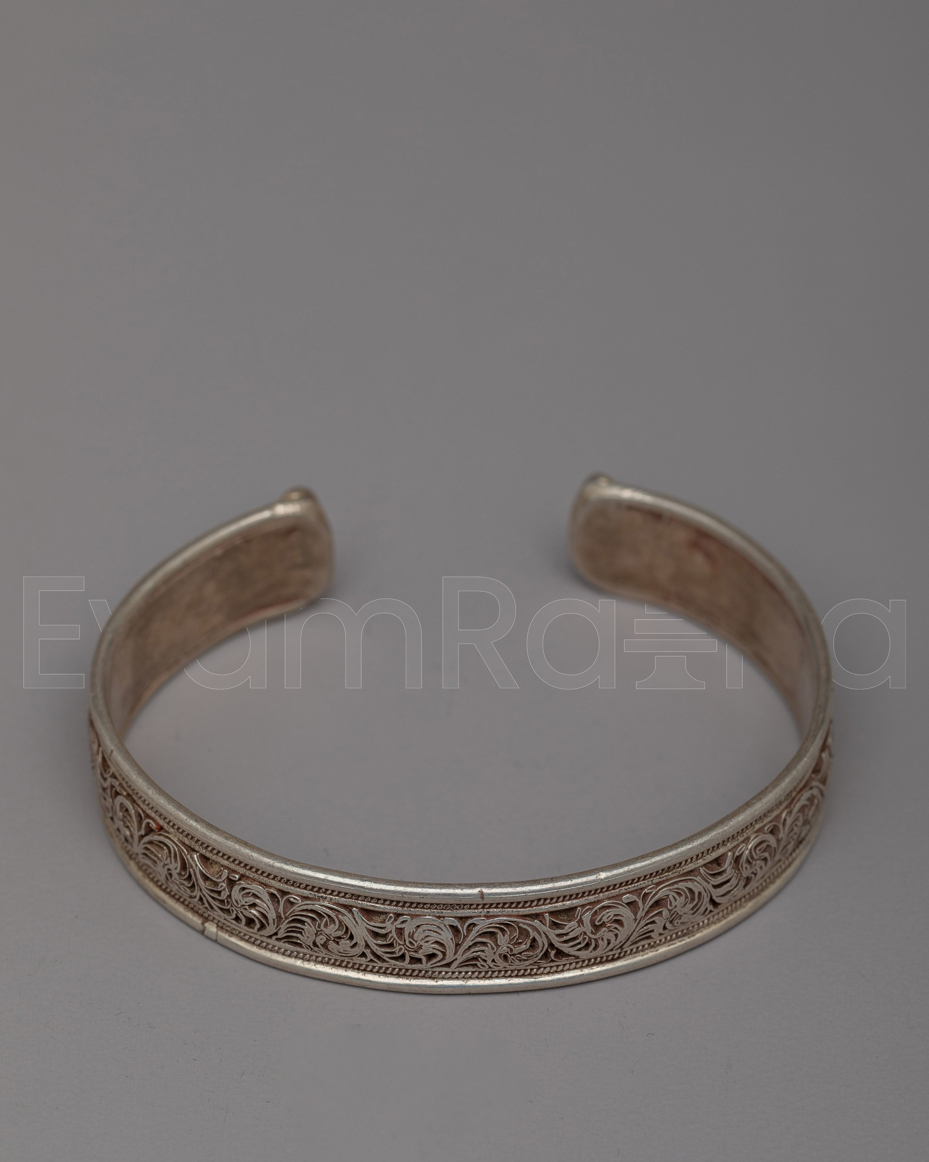  Silver Cuff Bracelet