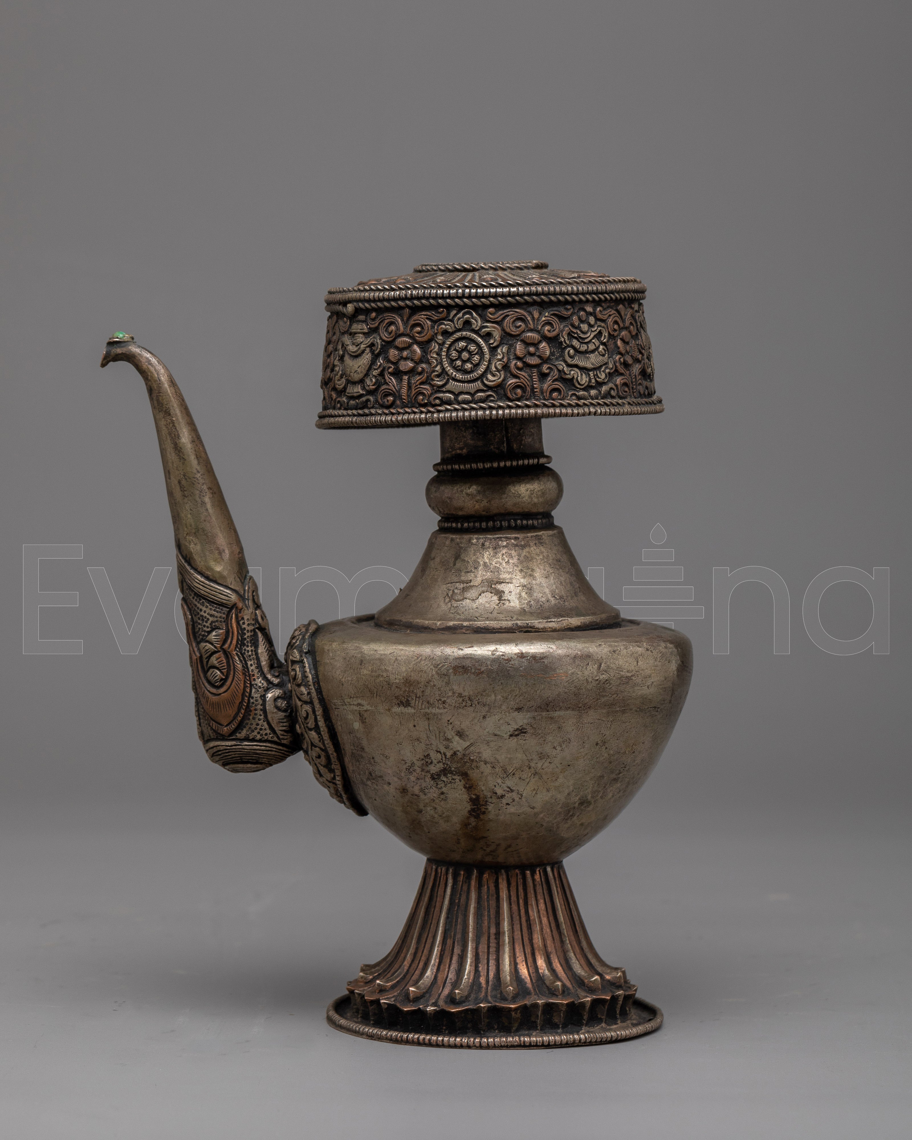 Silver-Plated Nepali Bhumba