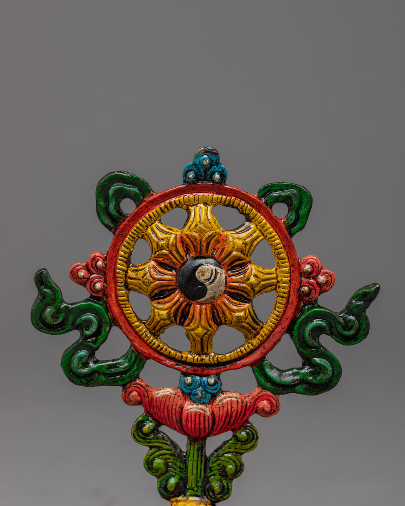 Buddhist Eight Auspicious Symbols | Brass Astamandala Set