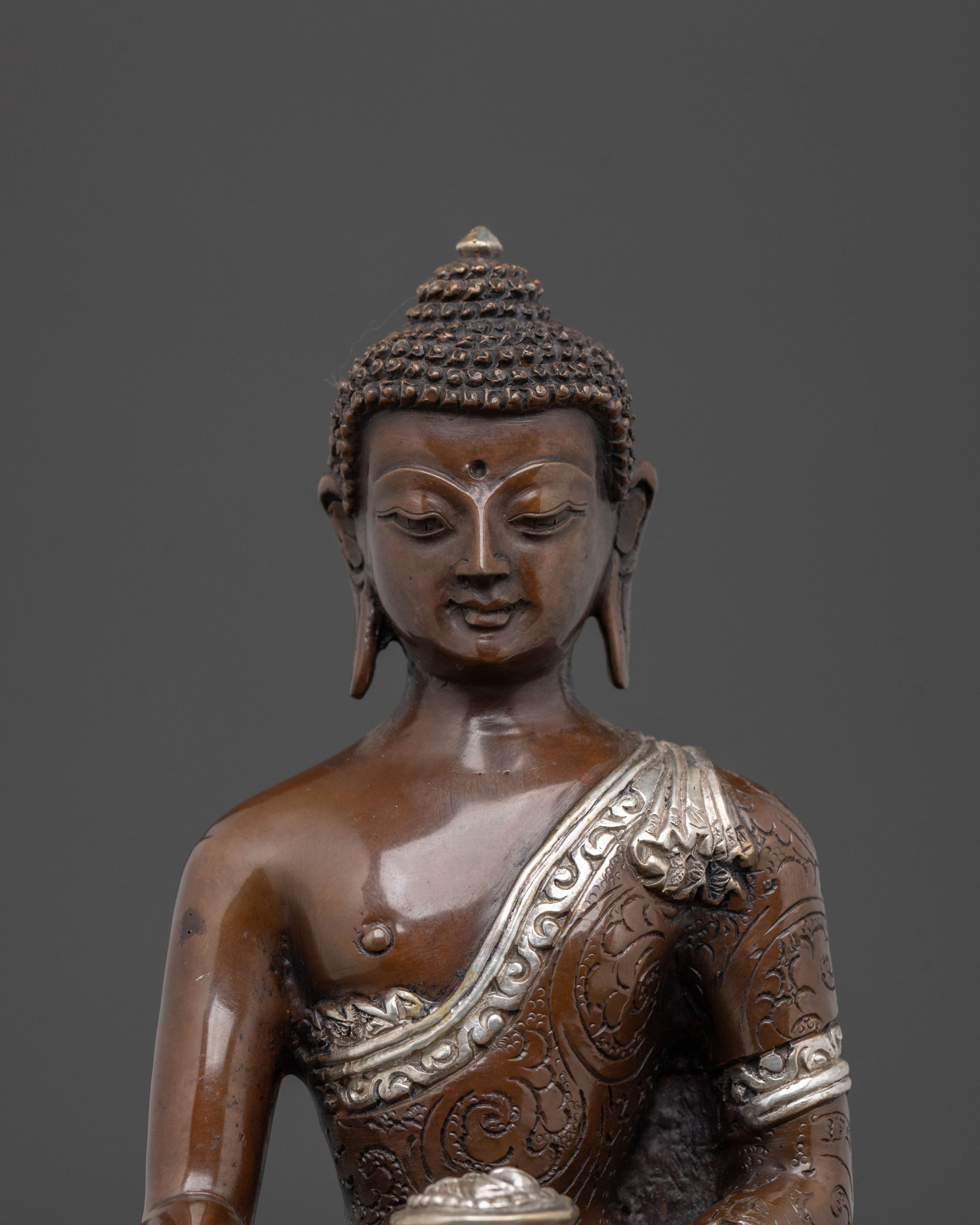 Shakyamuni Buddha Statue Of Divine Enlightenment | Sacred Meditation Altar Decor